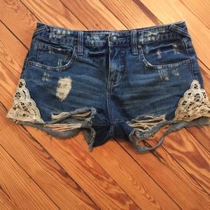 Free People Denim Shorts